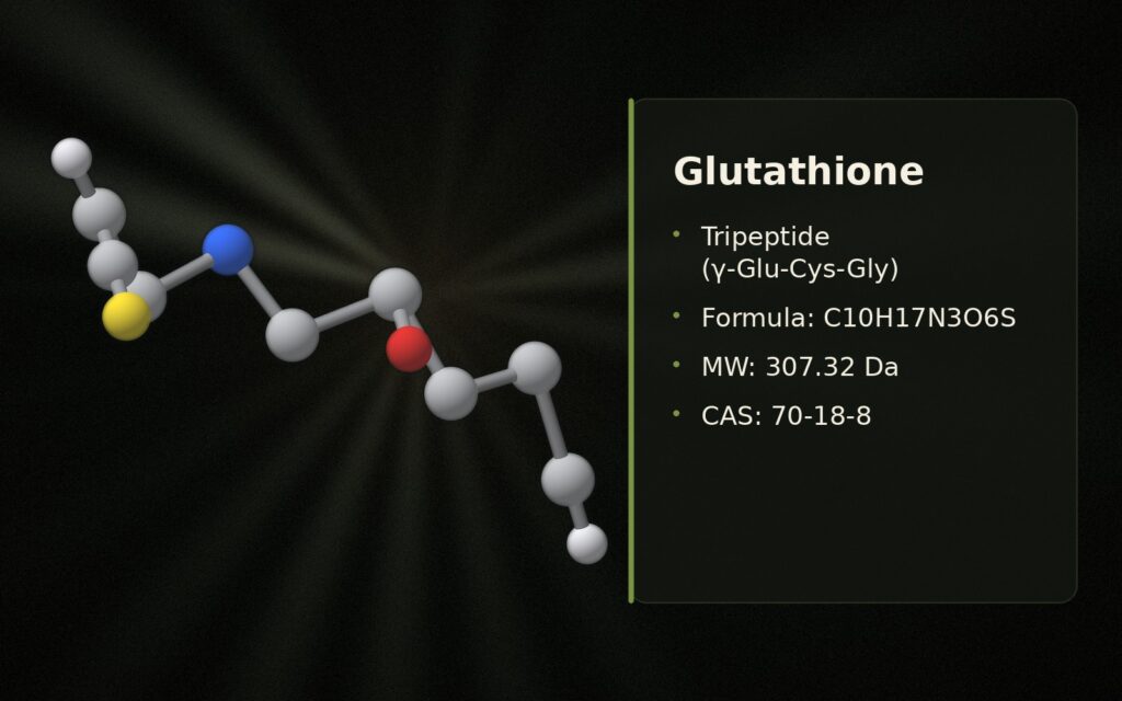 Glutathione (GSH) Research Overview: Chemical Identity, Mechanisms, and Safety Considerations for Laboratory Use