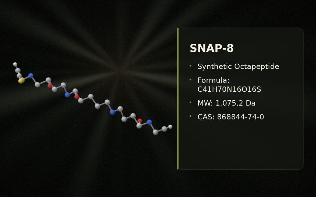 SNAP-8 (Acetyl Octapeptide-3): Research Applications, Mechanism & Regulatory Status